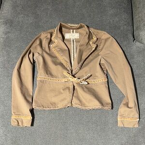 Plugg Light Brown Tie-Waist Blazer Jacket (Kids large but will fit a women’s XS)